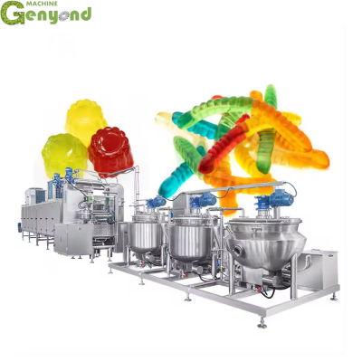 Genyond Automatic Jelly and Gummy Candy Production Line with Servo Control