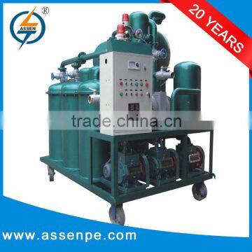 iso certification new condition vacuum lubricating oil purifier