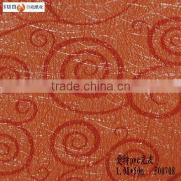 light red specialty PVC leatherette paper