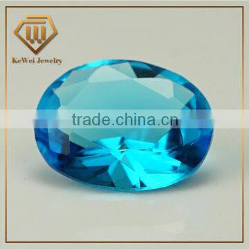 China Glass Stone Classic 5*7mm Oval Shape Rose Color Glass Stone