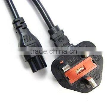 IEC 60320 C5 UK power cord