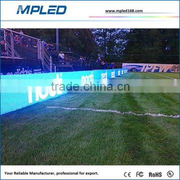 Shenzhen LED factory for MPLED P10 led display for sports games for show famos brand advertise