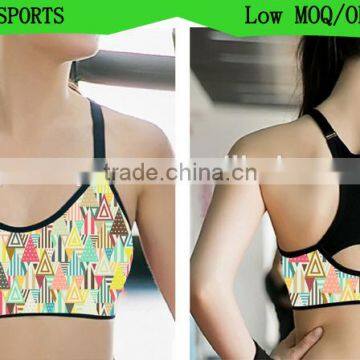 (OEM/ODM Factory)Lady Breathable Sport Yoga Bra Vest Bras Sport Underwear Bra for Women photo-3