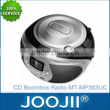 Portable slim cd player am fm radio