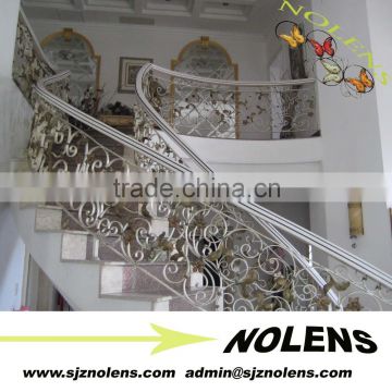 Wrought Iron Porch Railings Wholesale/Outdoor Wrought Iron Long Railings Design