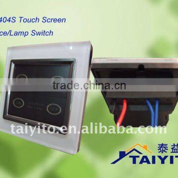 X10/PLC touch switch/smart home wall switch/Led backlight switch for lights/