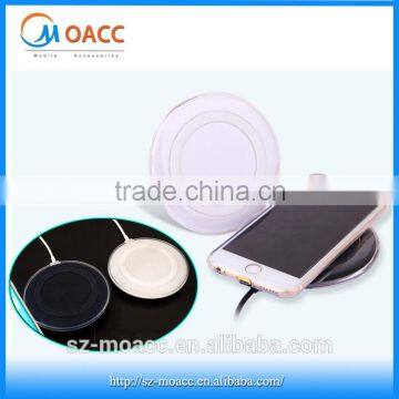 Annular mini qi wireless charger for samsung s6