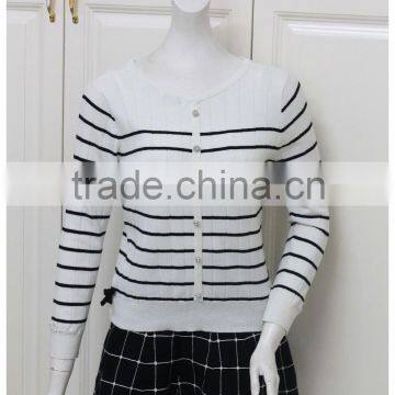 Simple Knitting Wear Women Cotton Spring Sweater Pullover photo-2