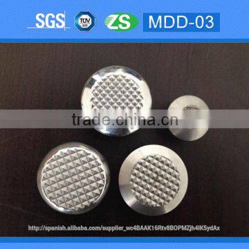 park outdoor stainless steel blind spikes guiding road for sidewalk