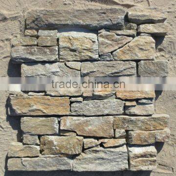 quartzite concrete backed stone panel