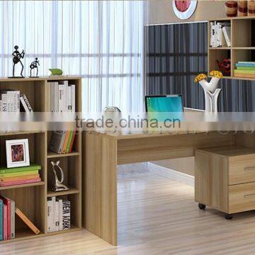 wooden l shaped table wholesale computer desk specifications(SZ-CDT041-3)