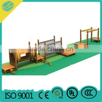 Netting wooden climbing ,Jungle Gym Obstacle Course Playground outdoor