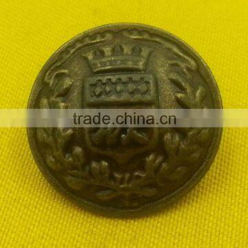 Metal Shank Button in Oxy Brass Color --- MJ1120 photo-3