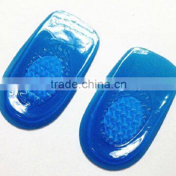 Hot sale gel shoe pad,gel insoles heel cushion,pu gel pad for heel KS C 108