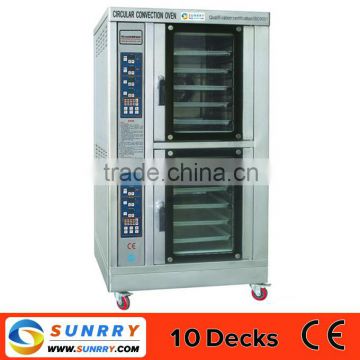 Hot sale industrial 10 trays hot air bread stick machine tortilla with convection parts