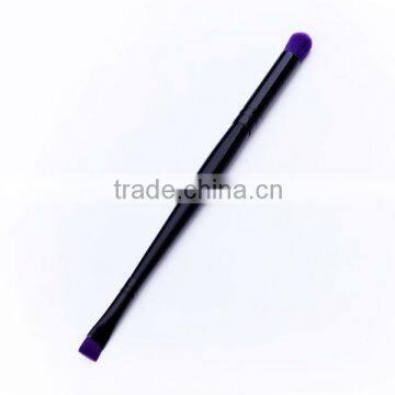 New design! Best quality wooden handle double side angled eyebrow powder