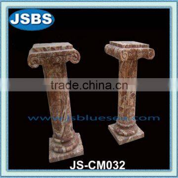 Natural red marble roman column /pillar
