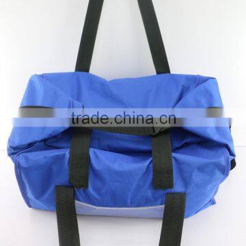 2016 Blue Pvc Bag Hand Zipper High Quality Insulated Lunch Cooler Bag PVC Cooler Ice Bag China Shopping Supplier's Choice photo-3