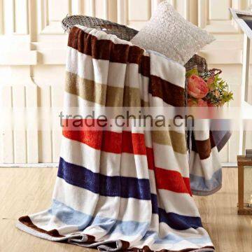 100% polyester soft flannel fleece blanket