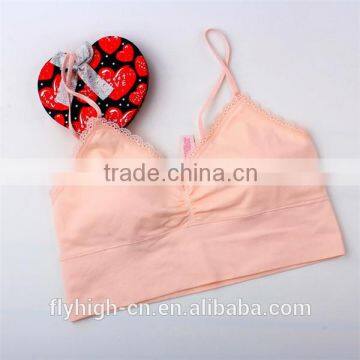 Logo Custom Made Fitted Yoga Bra Sports Bra Wholesale photo-4