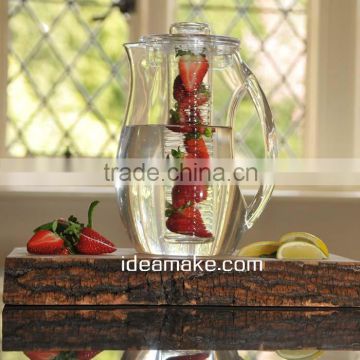 2L Plastic Fruit Infusion Pitcher Infuser Pitcher