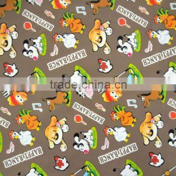 Cartoon Print Fabric For Children Clothing