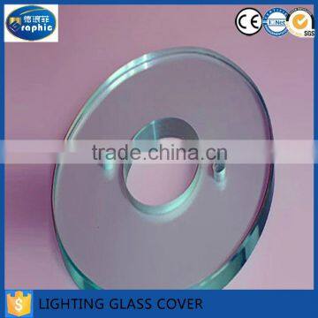 Shape Customized Led Panel Thermal Heat Glass Lamp Cover Decorative Lighting photo-5