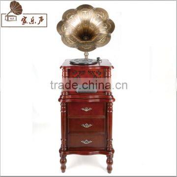 Manufacturers shipping vinyl phonograph machine antique retro wooden decoration style of a Bluetooth radio CD player