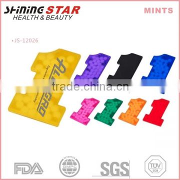 JS-12026 new design number shape promotional breath freshener mints