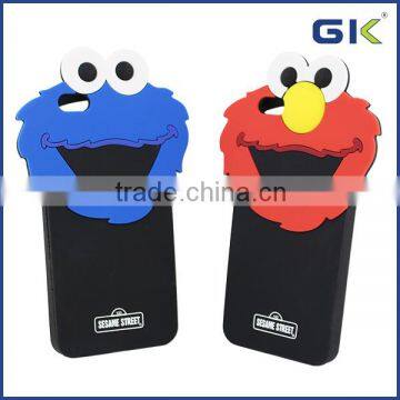 [GGIT] Epoxy Cartoon Character Sesame Street Silicone Phone Case For IPhone 6 Back Cover photo-5