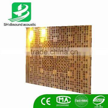 professional wood QRD sound diffusers for home theater wall decoration