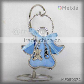 MF050372 china wholesale tiffany style stained glass angel table display for christmas decoration