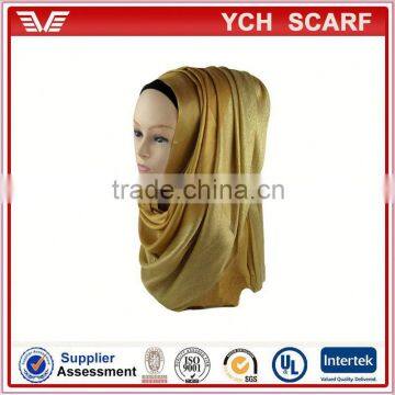 Wholesale Women Plain Long Shimmer Scarf photo-5