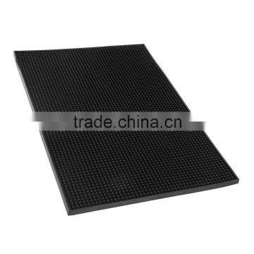 Black Rubber Service Mat 18" x 12"