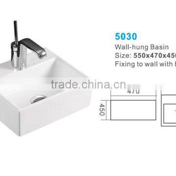Wall Hung Basin and Sink for Hotel Bathroom Project photo-6