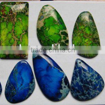 Natural stone greeb imperial jasper cabochon jewelry cabochon