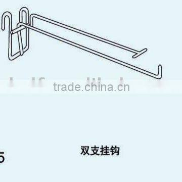 Dachang Manufacturer Supermarket Hook Double Branch with mesh board