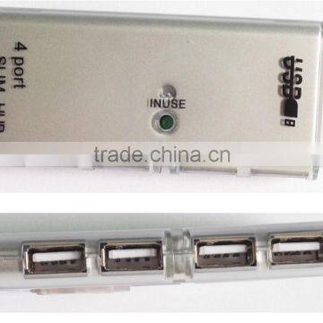 China Origin Best Portable Slim Funny Crystal 2.0 Mini 4 Port Usb Hub photo-6