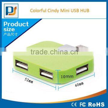 New Portable Slim Usb Hub 4 Ports Cordless for Best Gifts photo-2