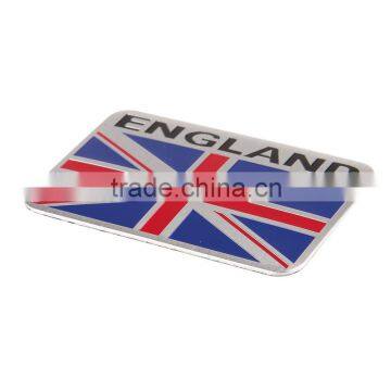 England Britain UK Flag Rectang Racer Rear Emblem Badge Motor Sport Sticker Car