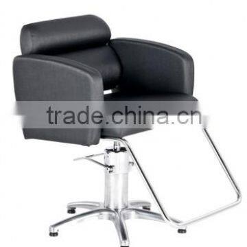 2015 Old styled salon chairs with U-footrest;Black barber chairs for Lady                        
                                                Quality Choice