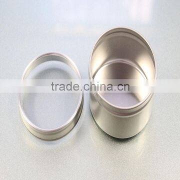 custom round tin box / candle metal packaging box