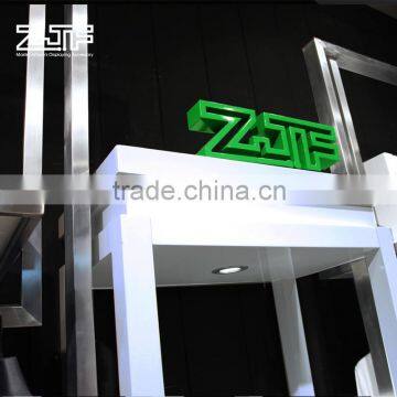 ZJF Shopping Mall Wooden Candy LED Display Shoes Rack photo-5