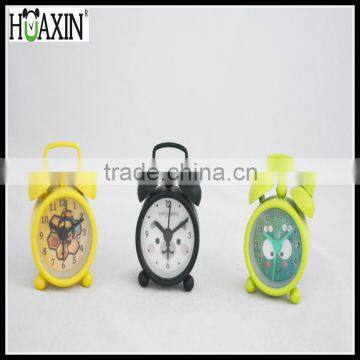 40MM cute mini metal table alarm clock for kids gift