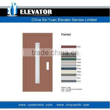 large view elevator swing door
