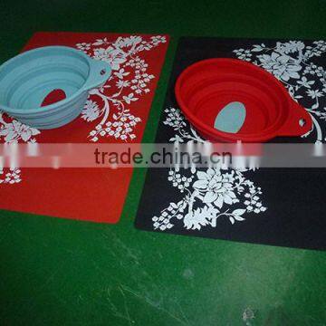 Different Sizes Non Stick and Heat Resisitant Silicone Dinner Table Mat photo-2