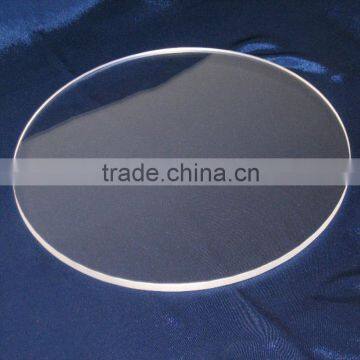 Corrosion resistance large diameter fused silica window