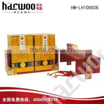 With high quality lacquer and good design luxury wood tea box