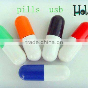 High quality super special pills shaped USB flash disk