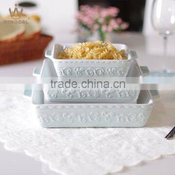 Porcelain Bakeware Set & Ceramic Dinnerware